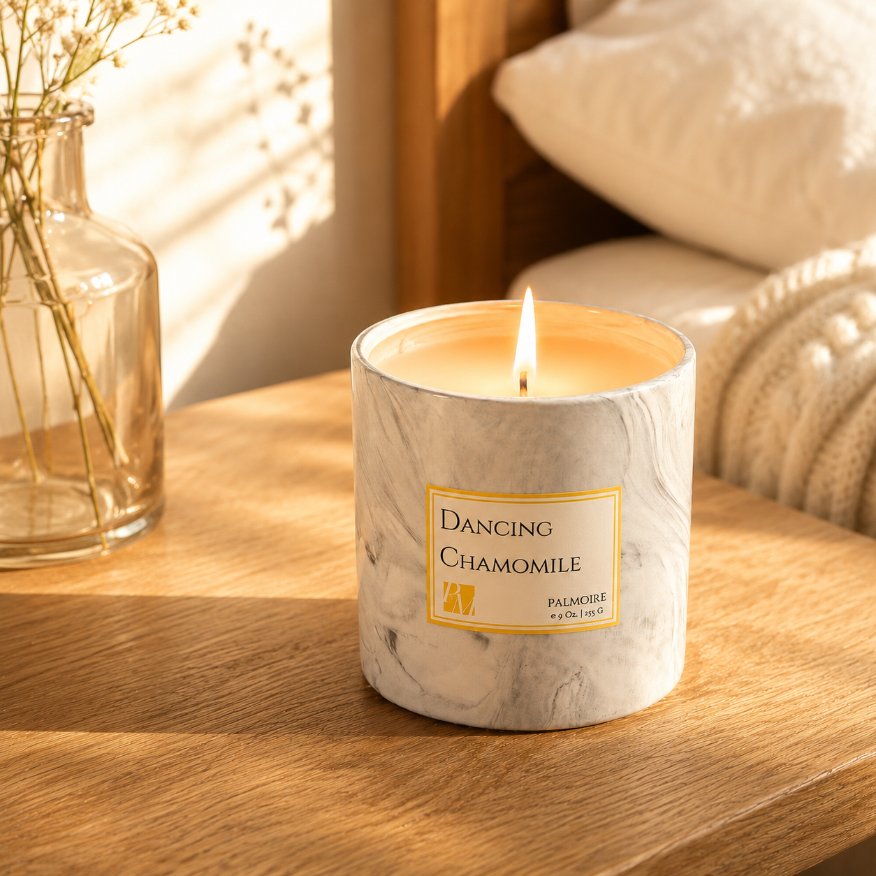 Dancing Chamomile Soy Wax Candle