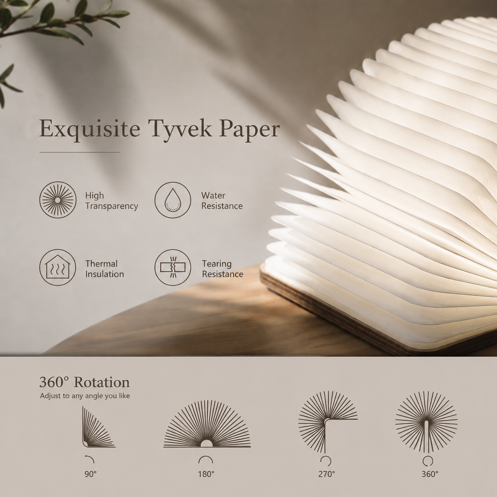 Portable LED Book Night Light