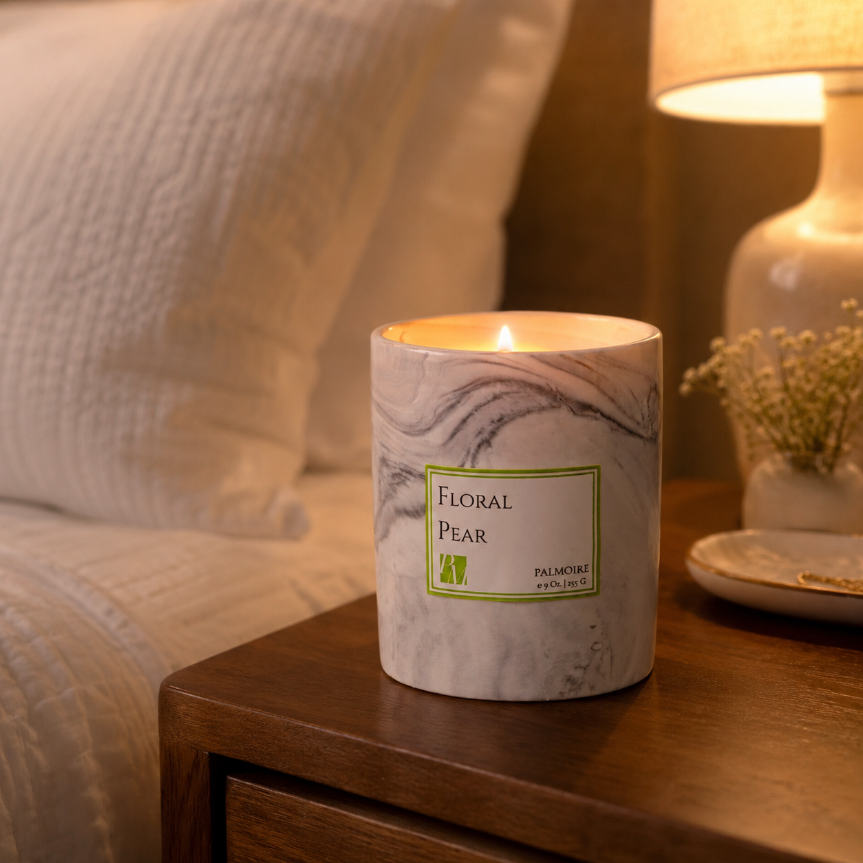 Floral Pear Soy Wax Candle