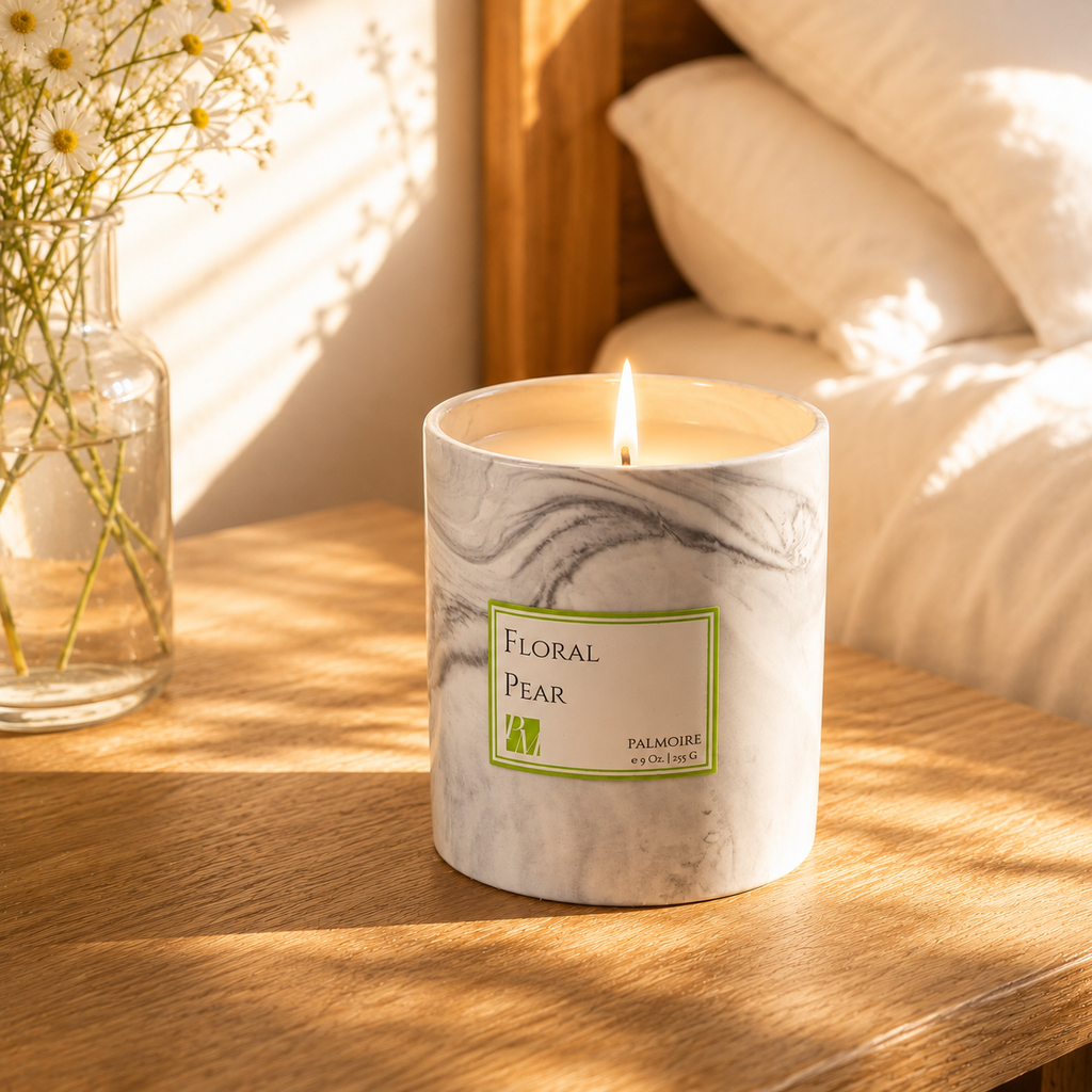 Floral Pear Soy Wax Candle