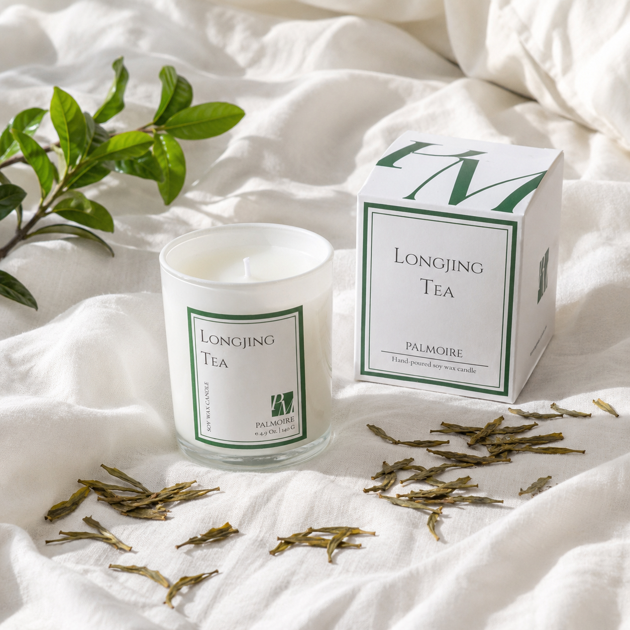 Longjing Tea Soy Wax Candle