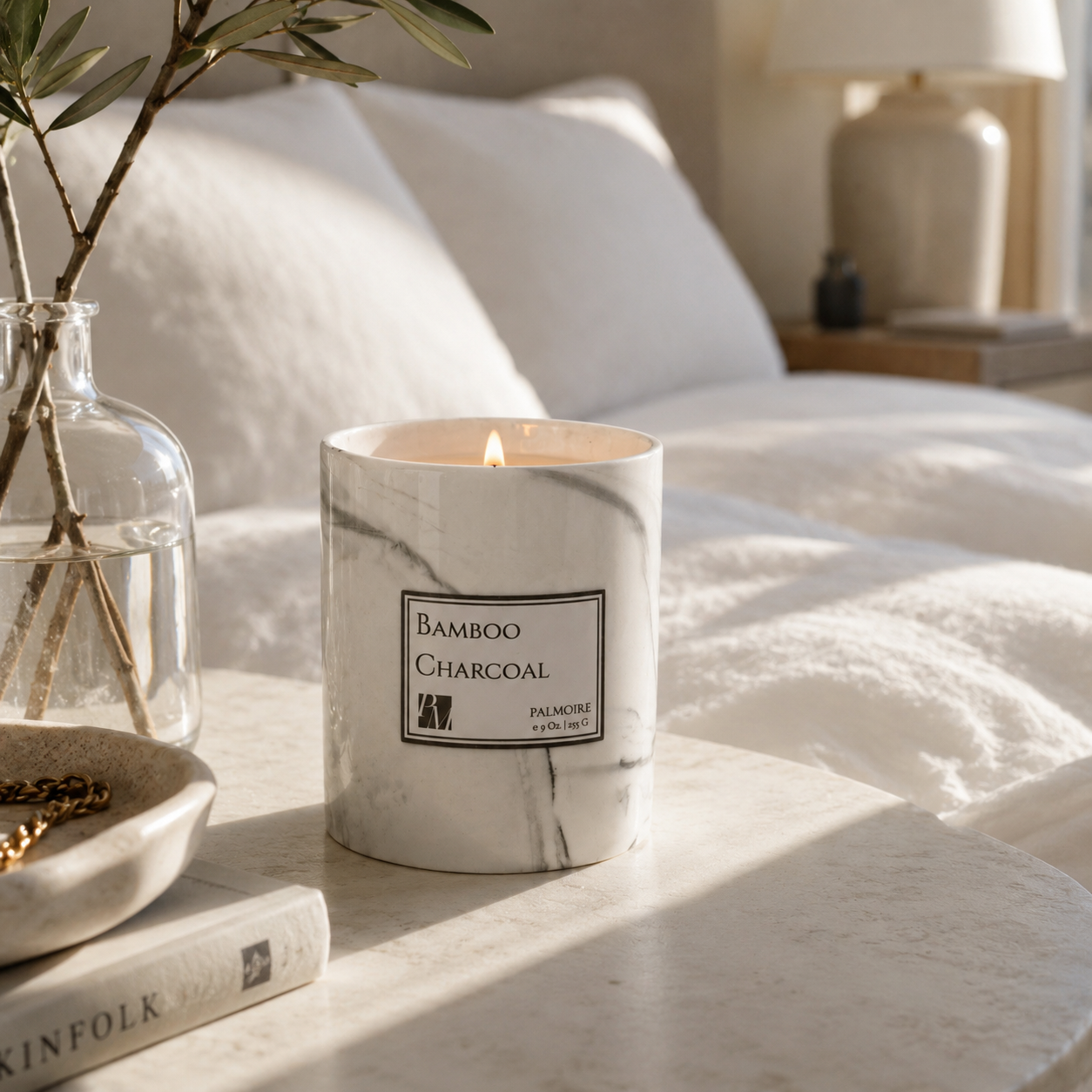 Bamboo Charcoal Soy Wax Candle