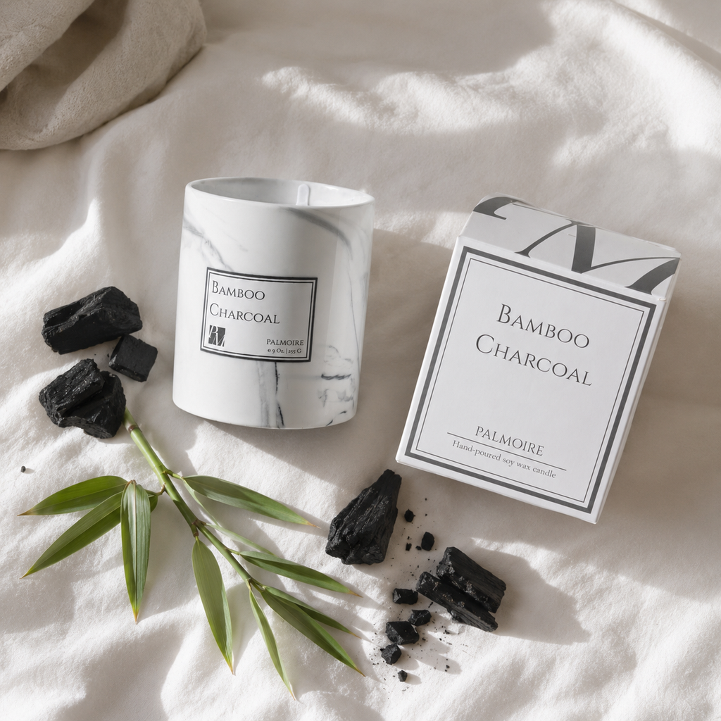 Bamboo Charcoal Soy Wax Candle