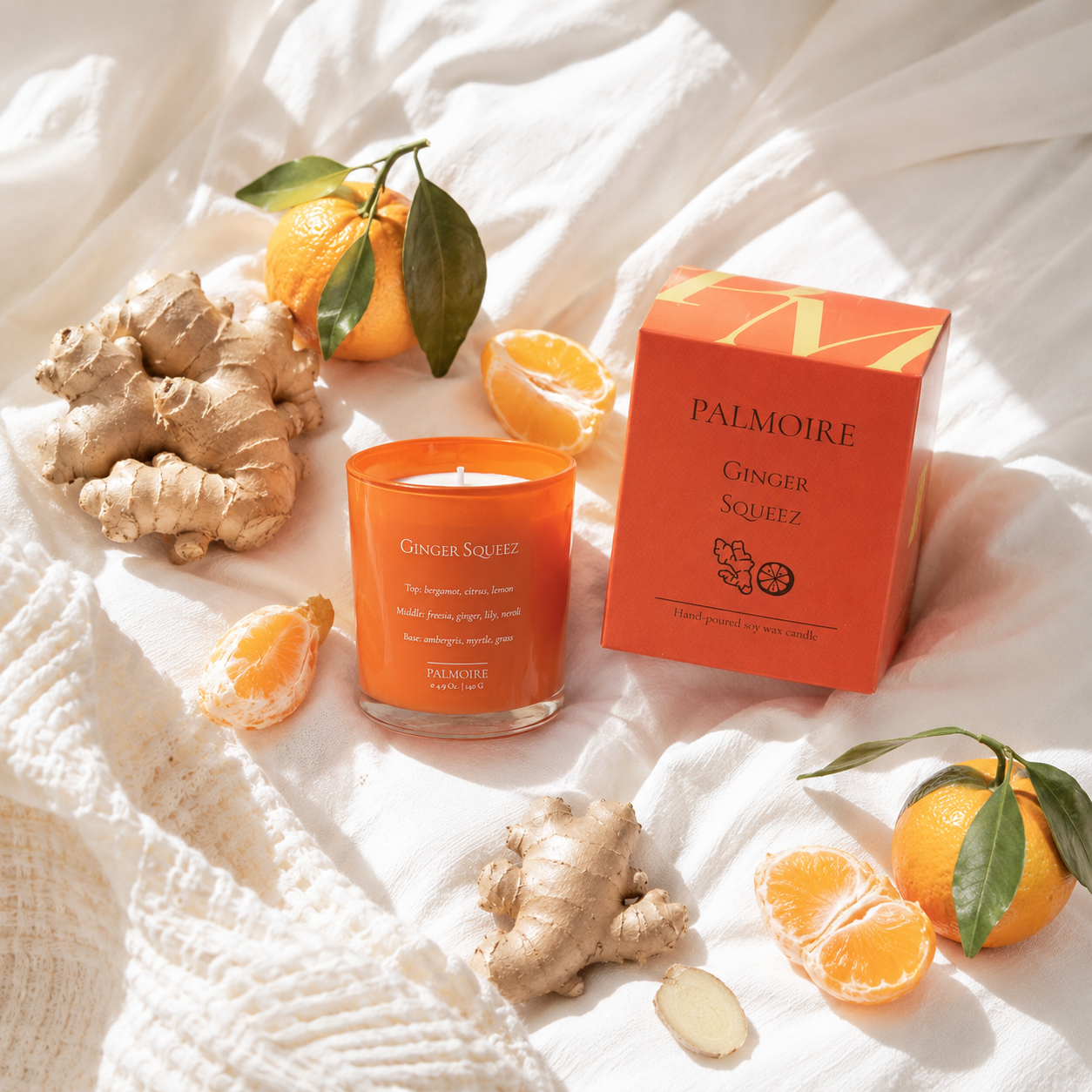 Ginger Squeez Soy Wax Candle