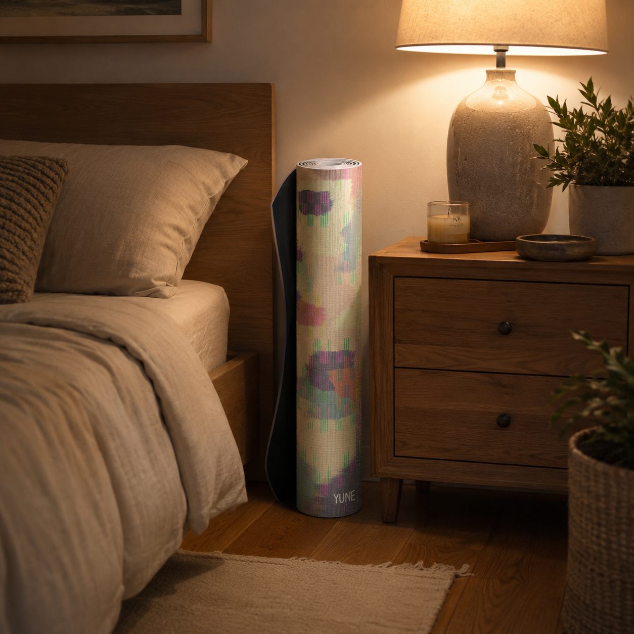 Yoga Mat | 6mm Thick | Multicolored | Non-Slip | Eco Friendly | Yune