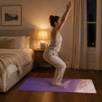 Aspen Yoga Mat – 6mm Eco-Friendly Lavender Non-Slip Mat for Comfort
