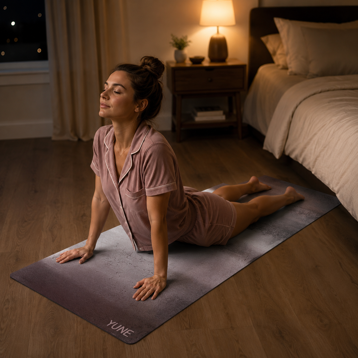 Korriban Yoga Mat – 6mm Eco-Friendly, Non-Slip Maroon Mat for Strength